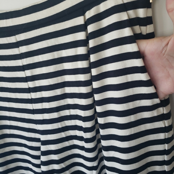 Max Mara Pants Striped Palazzo Yacht Resort Wear Size 10/12 - Picture 2 of 6